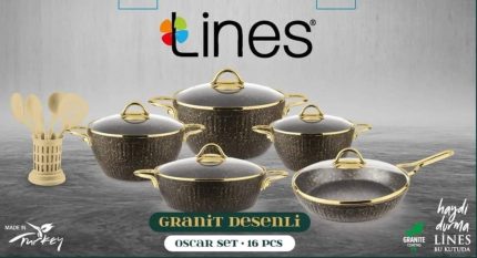 ქვაბების ნაკრები lines 18pcs